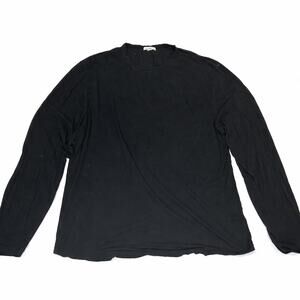 James Perse Cotton Long Sleeve Crew Neck T-Shirt. Men’s 5/XXL